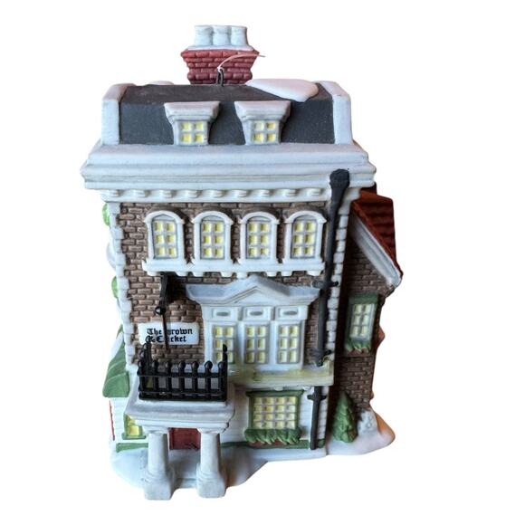 Dept 56 Crown & Cricket Inn Ornament Dickens Heritage Collection 1992 - Picture 2 of 8